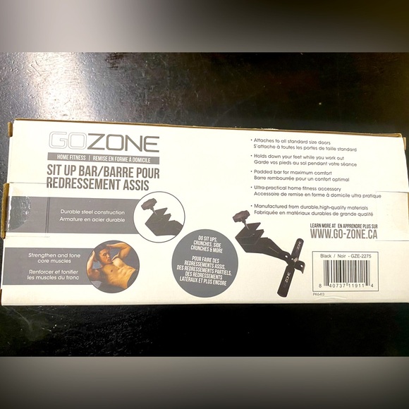 Go Zone Sit Up Bar - Picture 3 of 3